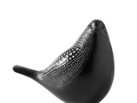 Oiseau décoratif noir