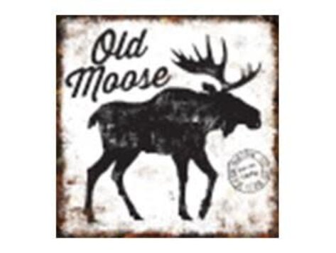 Affiche en métal - Old Moose