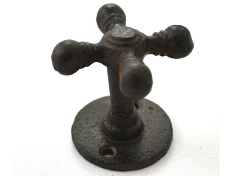 Crochet robinet brun