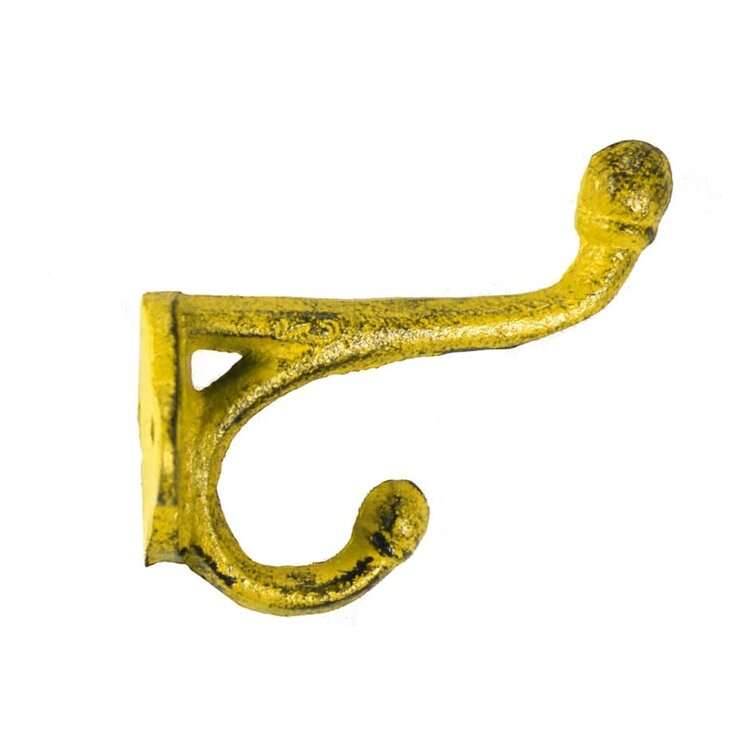 Crochet 2 niveaux jaune