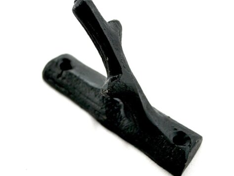 Crochet 1 branche noir