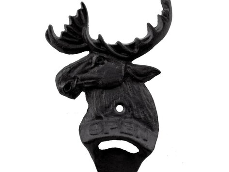 Ouvre-bouteille orignal noir