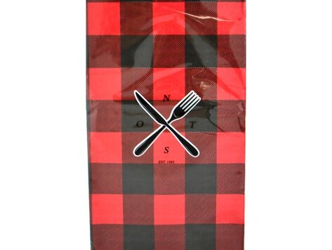 Serviettes de table - Lumberjack 10 pcs
