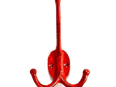 Crochet double rouge