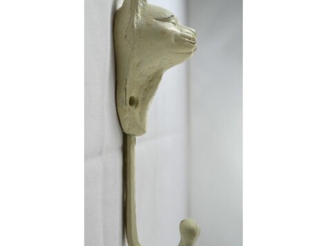 Crochet tête de chat blanc