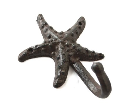 Crochet étoile de mer brun