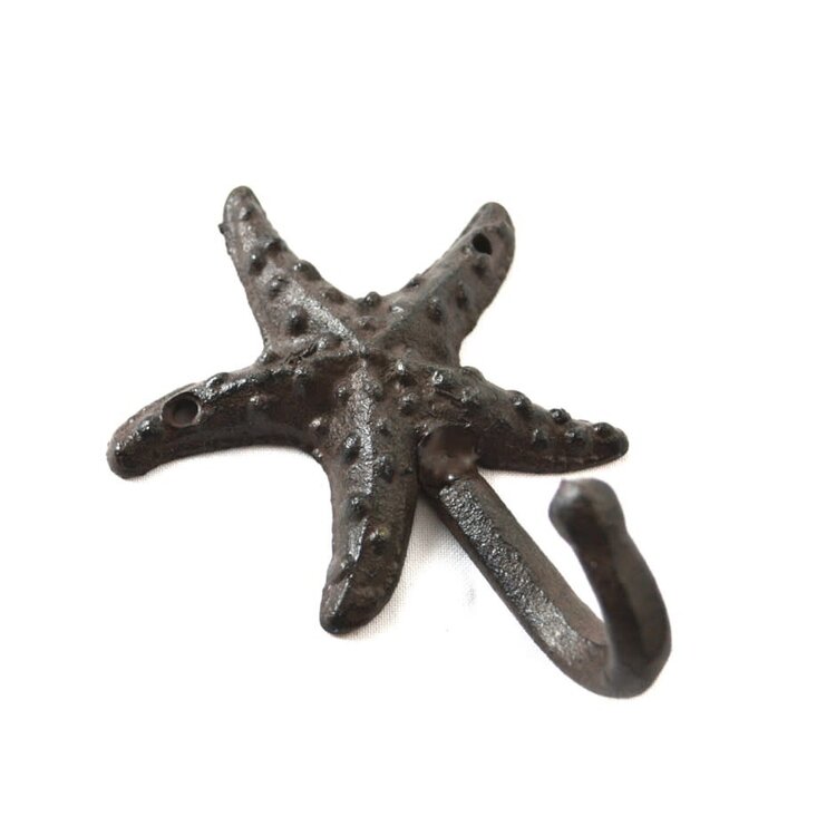 Crochet étoile de mer brun