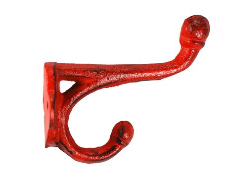 Crochet 2 niveaux rouge