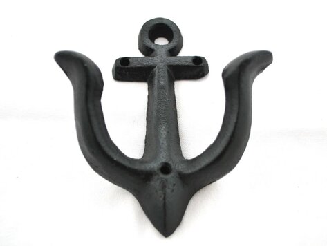 Crochet ancre noir