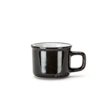 Tasse espresso noire en grès (3 oz)