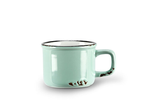 Tasse espresso menthe en grès (3 oz)