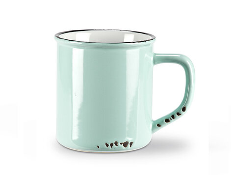 Tasse menthe en grès (14 oz)