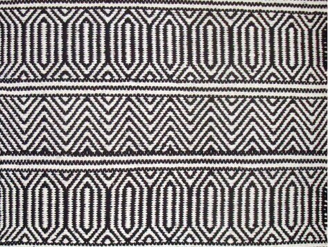 Tapis Dhurrie Geo Black 2' x 2'11"