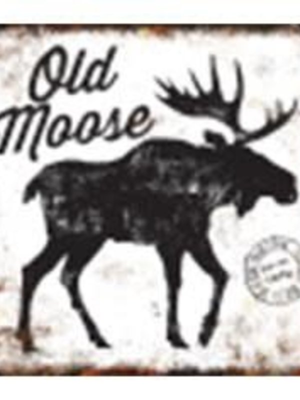 Affiche en métal - Old Moose