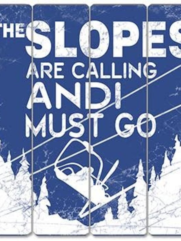 Affiche - Slopes are calling 