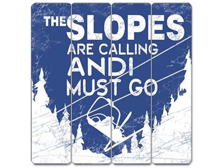 Affiche - Slopes are calling 