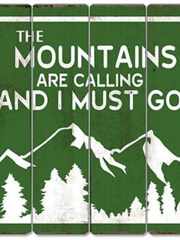 Affiche - Mountains are calling