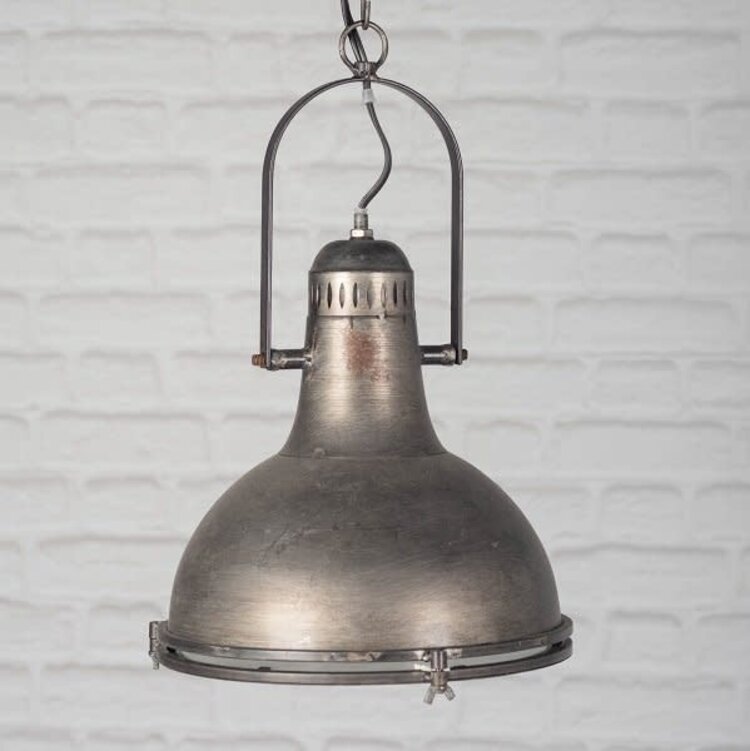 Luminaire Industriel -  Petit dôme Gris