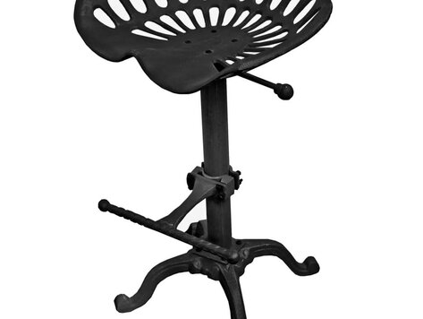 Tabouret de tracteur noir