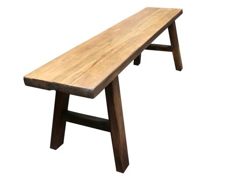 Banc en bois midwich 2 tons naturel brun-Pin Recyclé