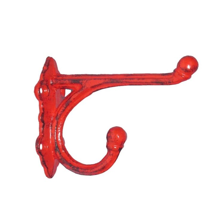 Crochet rouge double