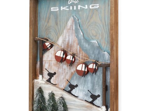 Cadre Skis et gondoles