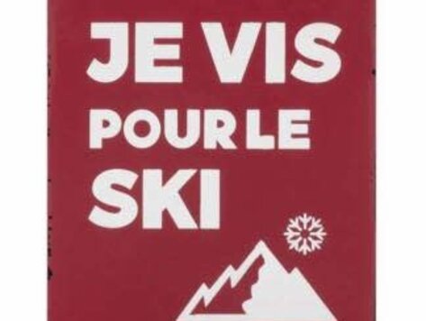 Bloc déco - Je vis pour le ski