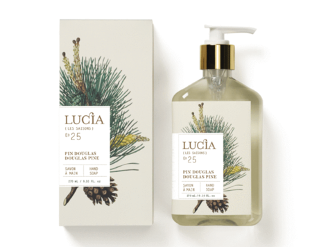 Lucia # 25:  Savon à mains - Pin Douglas