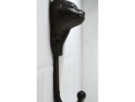 Crochet tête de chat brun