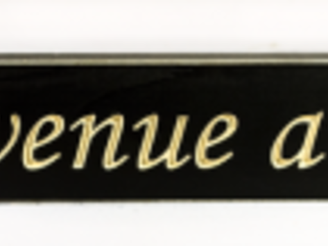 Affiche en bois -  Bienvenue au lac