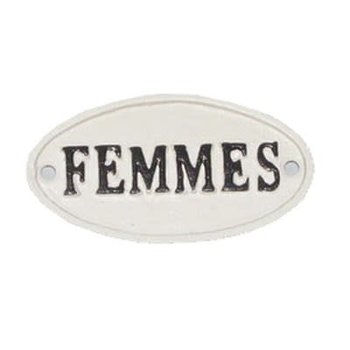 Plaque en fonte - Femmes