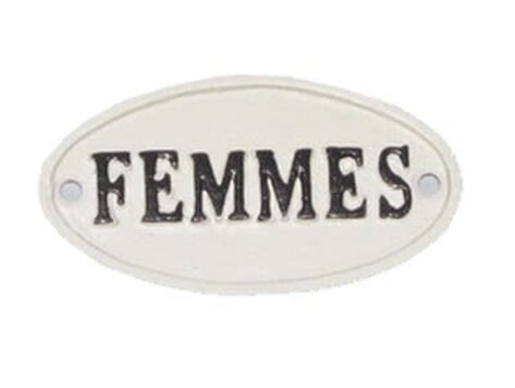 Plaque en fonte - Femmes