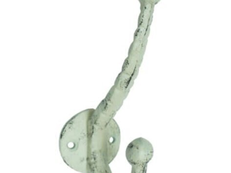 Crochet  double rustique blanc