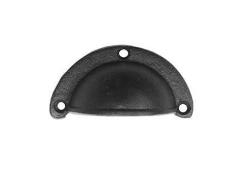 Poignée noire demi-cercle