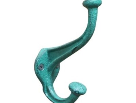 Crochet Ancha turquoise double