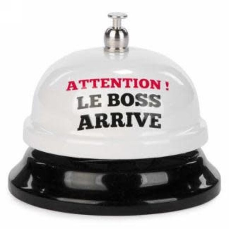 Sonnette en métal - Le Boss arrive