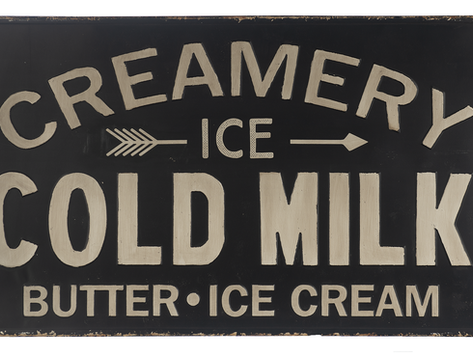 Affiche en métal - Creamery Ice