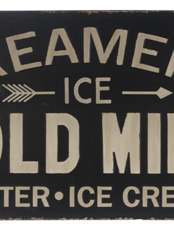Affiche en métal - Creamery Ice