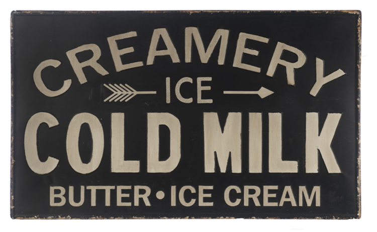 Affiche en métal - Creamery Ice