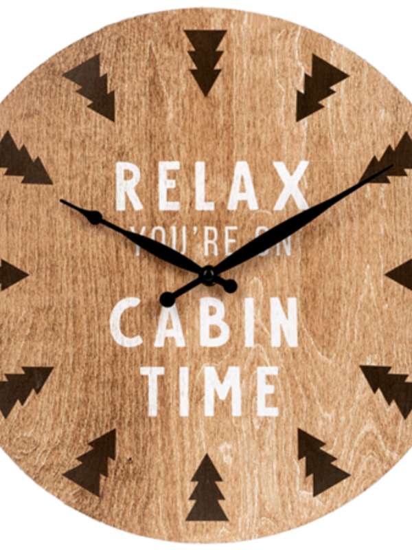 Horloge - Relax you're on cabin time
