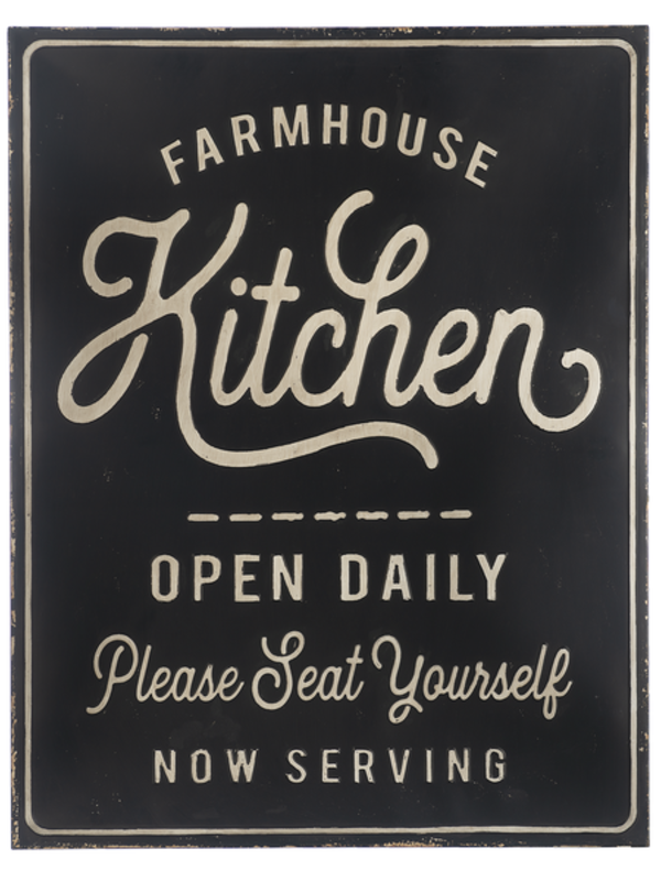 Affiche en métal - Farmhouse kitchen