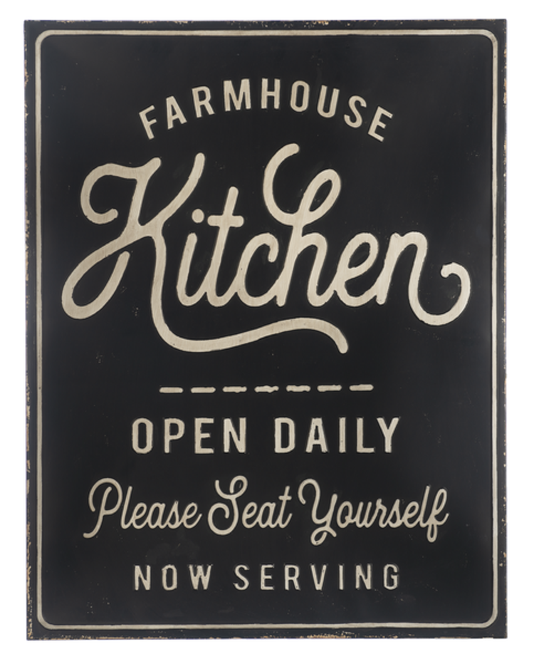Affiche en métal - Farmhouse kitchen