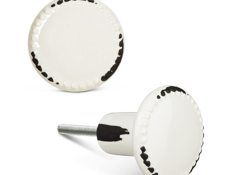 Poignée antique blanche