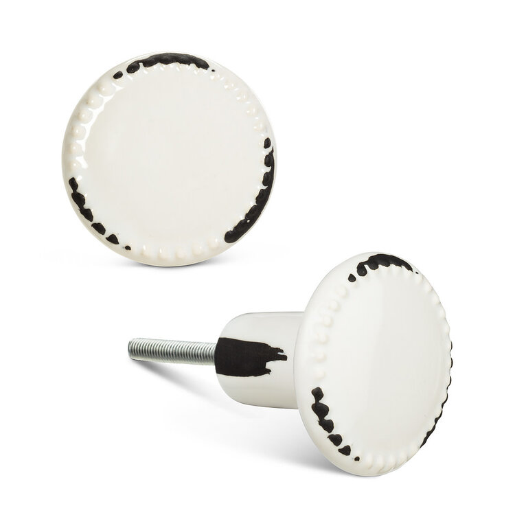 Poignée antique blanche