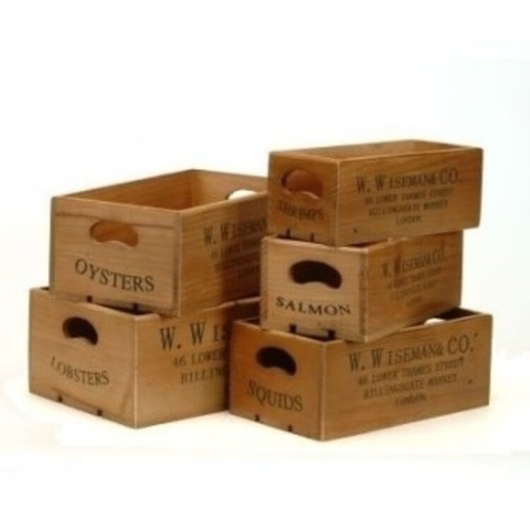 Boîte Wiseman 10" X 5" X 4"