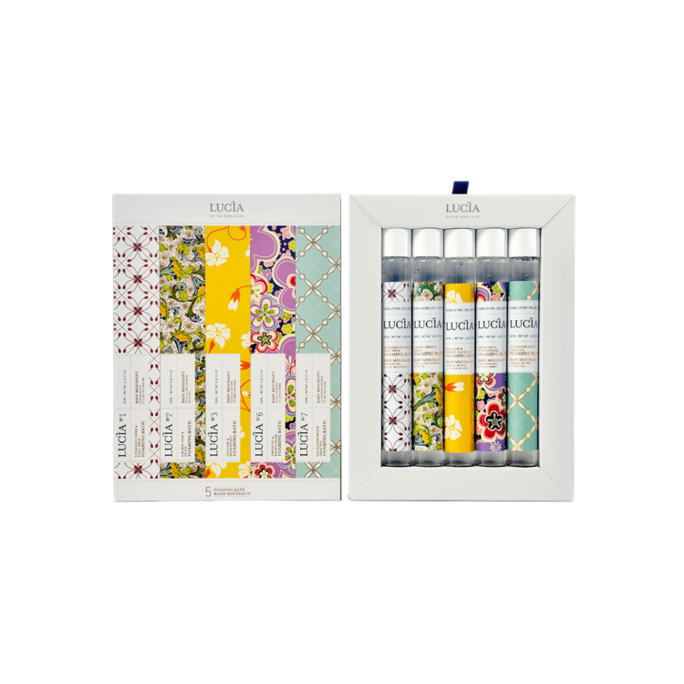 Lucia - Assortiment de bains moussants N1, N2, N3, N6, N7