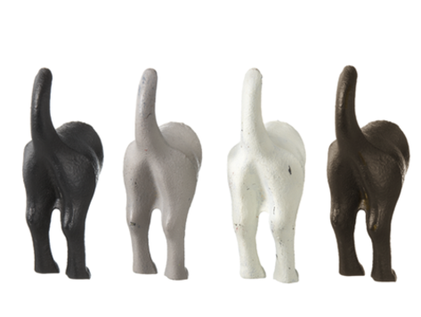 Crochet gris - queue de chien