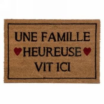 Tapis - Une famille heureuse  16" x 24"