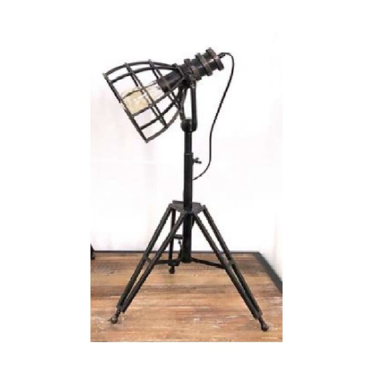 Lampe de table noire