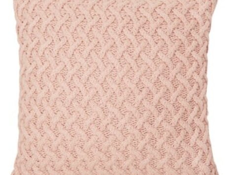 Coussin rose  Béatrice 24 x 24